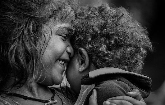 Free Black And White Smile photo and picture