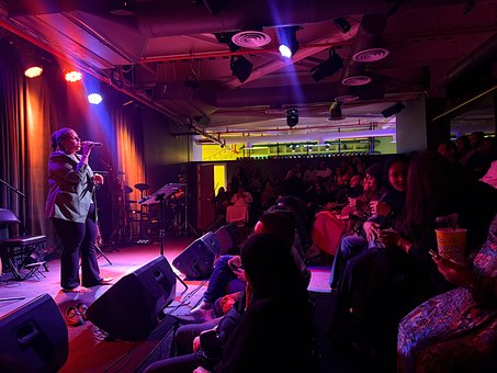 Konzert, Jazz-Musik, Weibliche Sängerin