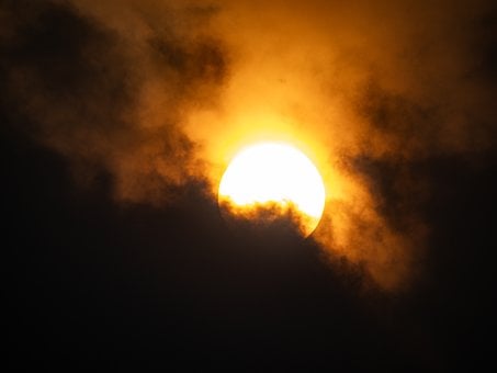 Sonne, Himmel, Sonnenuntergang, Wolke