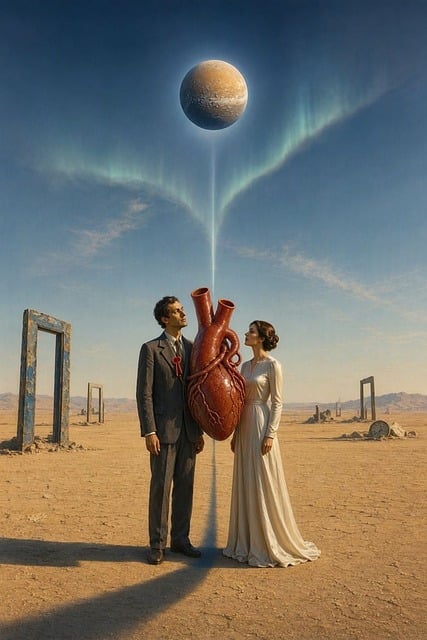 Surrealismus, Fantasie, Poesie, Mond