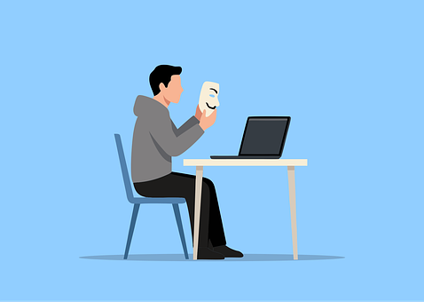 Free Hacker Mask vector and picture