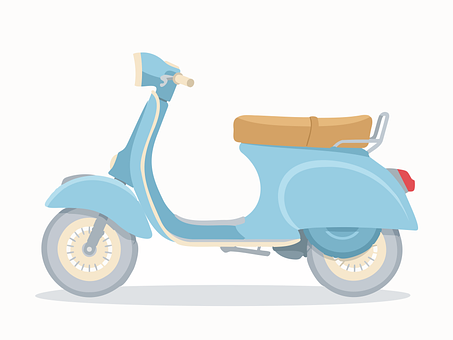 Free Scooter Moped vector and picture