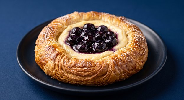 Pastel Danés, Pastel De Arándanos