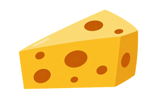 Free cheese swiss cheese cheese slice vector