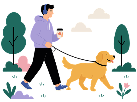 Hund, Spaziergang, Persönliche Pflege