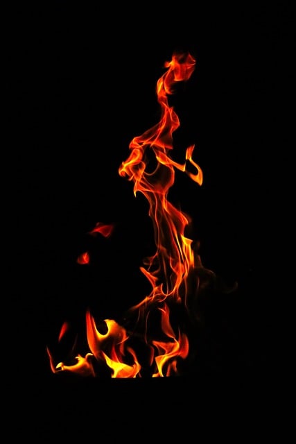 Ild, Flammer, Nat, Varme, Mørk, Ild Skål