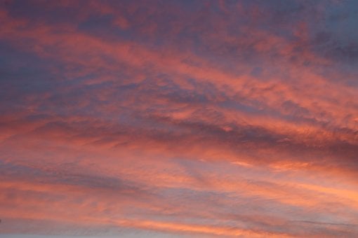 Solopgang, Rød Himmel, Skyer