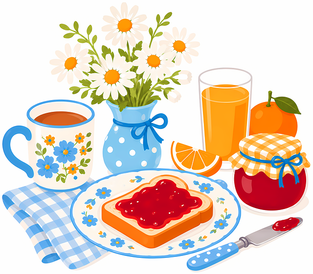 Ontbijt, Toast, Jam, Kan, Jam Pot
