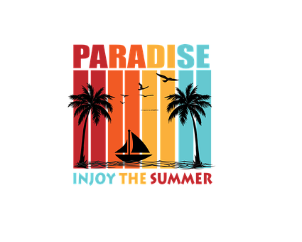 Free Paradise Summer illustration and picture