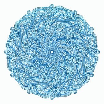 Free Mandala Spiral vector and picture