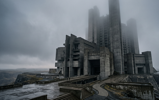 Brutalisme, Arkitektur, Beton, Bygning