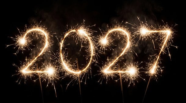 Free Fireworks 2027 illustration and picture