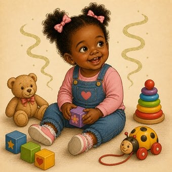 Free Toddler Toy illustration and picture