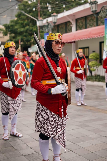 축제, 문화적인, 말리오보로, 욕야카르타, 인도네시아, 전통적인