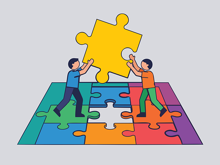 Free Teamwork Collaboration vector and picture
