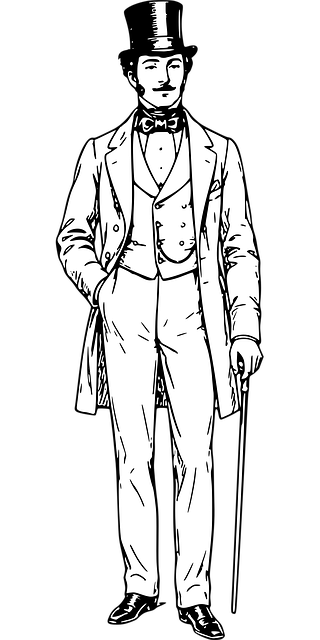 Gentleman, Mann, Frack, Zylinder
