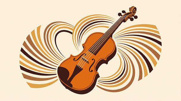 Free Violin Musical Instrument illustration and picture