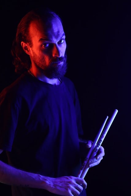 Portret, Muzician, Tobosar, Beţe De Tobe