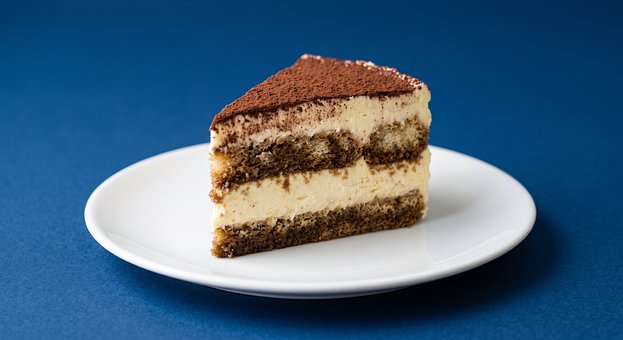 Tiramisú, Pastel, Rebanada Triangular