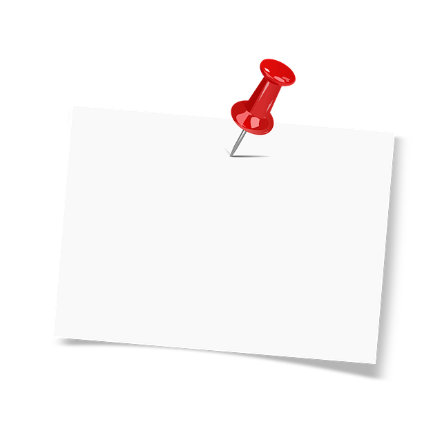 Download free HD stock image of Thumbtack White Paper Free thumbtack white paper note illustration