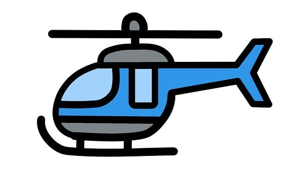 Helicóptero, Aviação, Transporte, Voo