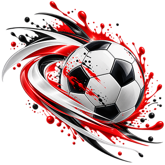 Fodbold, Grafik, Abstrakt, Kunst, Design
