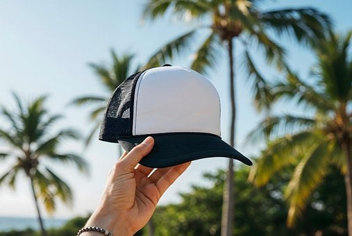 Boné De Caminhoneiro, Mockup, Produto