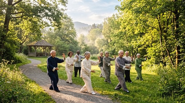 Free Tai Chi Park photo and picture