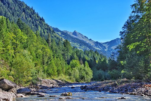 Free Stream Mountains photo and picture