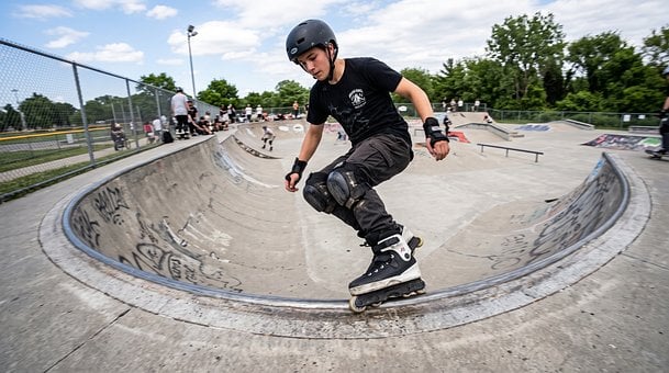 Free Inline Skating Rollerblades photo and picture