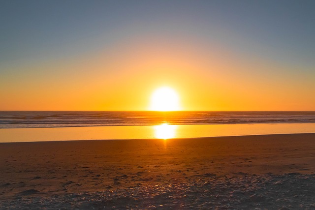 Free Beach Sunset photo and picture