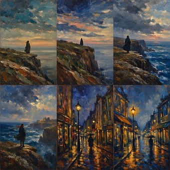 Impressionismo, Escócia, Penhasco