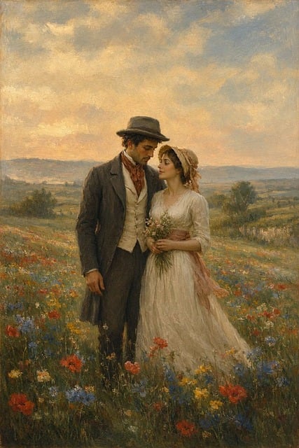 Romântico, Casal No Campo