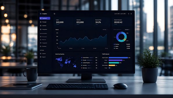 Computer, Analyse, Skærm, Statistik