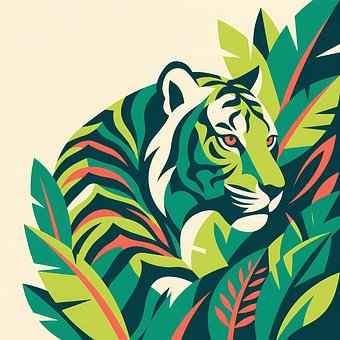 Free Tiger Jungle illustration and picture