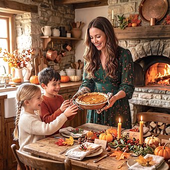 Free Thanksgiving Autumn illustration and picture