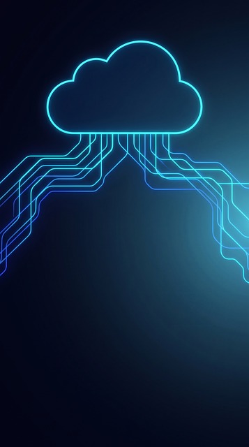Cybersicherheit, Wolke, Blau