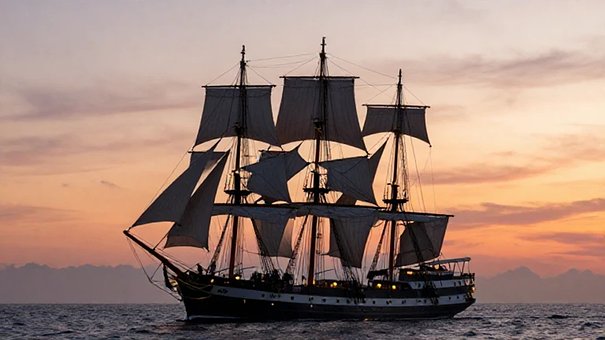 Free Sailing Ship Three Masts photo and picture