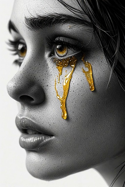 Free Sadness Gold illustration and picture