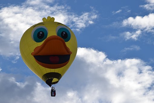 Free Hot Air Balloon Duckling photo and picture