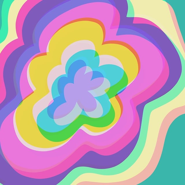 Free trippy psychedelic pattern illustration