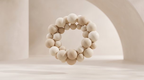 Design Minimalista, Círculo De Esferas