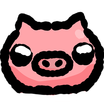 Porco, Animal, Desenho Animado, Rosa