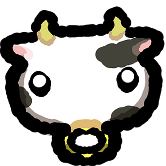 Vaca, Desenho Animado, Animal
