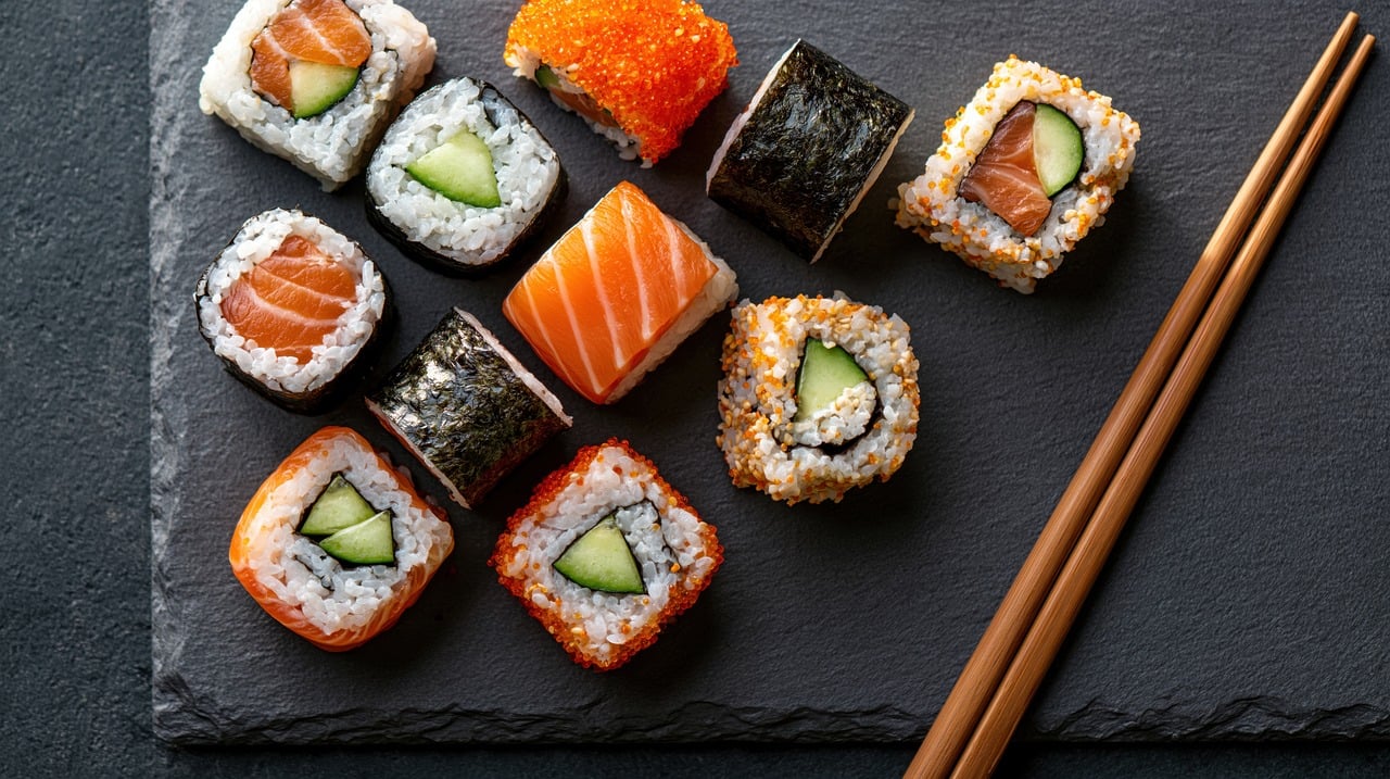 Sushi Salmon Rice - Free photo on Pixabay