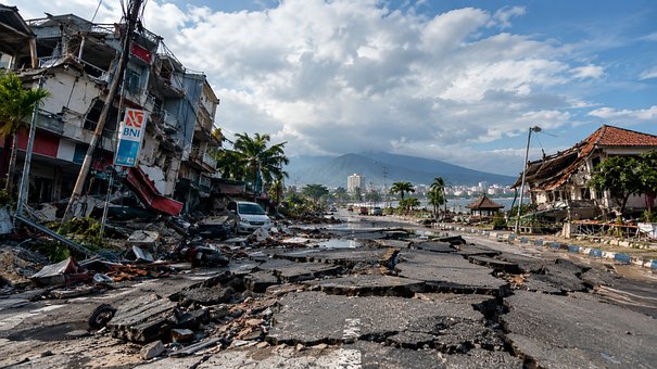 Erdbeben, Katastrophe, Ruine