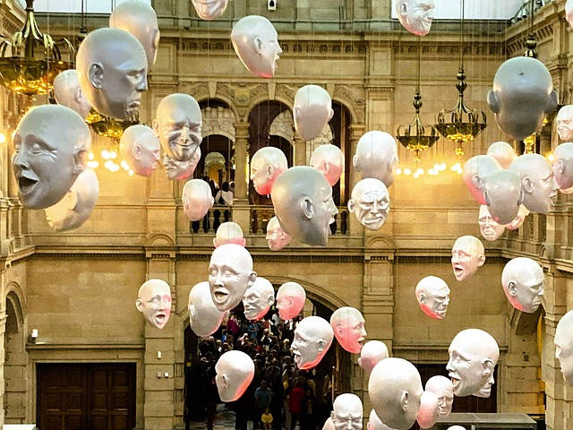 Free Glasgow Exhibition Hanging Heads photo and picture