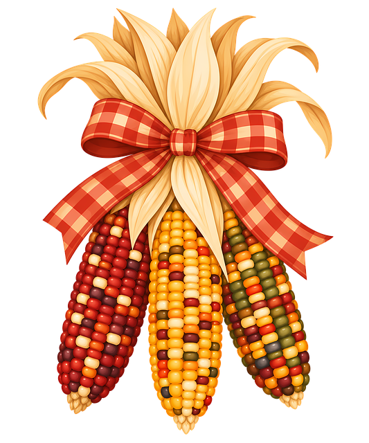 Free corn autumn thanksgiving illustration