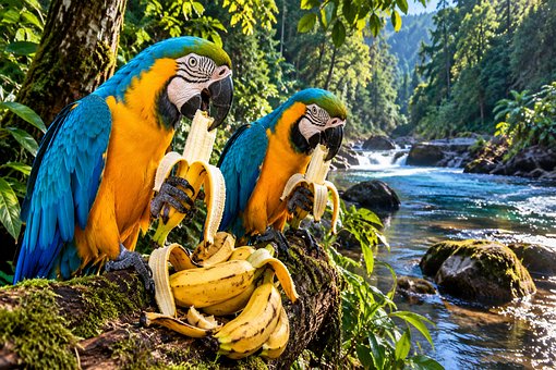 Free Parrot Birds photo and picture