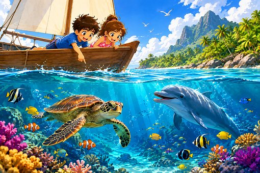 Free Sailboat Sea Turtle photo and picture